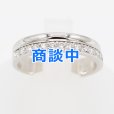 画像1: PT900 ダイアイリリング 0.35ct 4.70g (1)