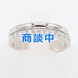 PT900 ダイアイリリング 0.35ct 4.70g