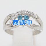PT900 ダイアイリリング 0.50ct 4.40g