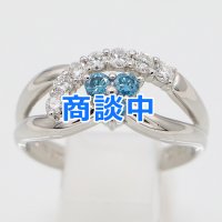 PT900 ダイアイリリング 0.50ct 4.40g