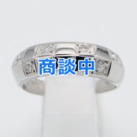 PT900 ダイアイリリング 0.14ct 5.50g