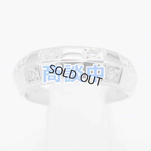 画像1: PT900 ダイアイリリング 0.14ct 5.50g