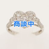K18WG ダイアイリリング 0.70ct 3.10g