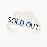 K18WG ダイアイリリング 0.70ct 3.10g