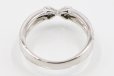 スタージュエリー　K18WG ダイアイリリング 0.07ct 3.40g　内側