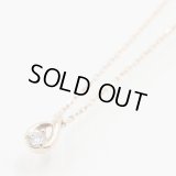 ４℃　K18PG ダイアイリペンダントネックレス 1.50g