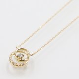 ヴァンドーム　K18 ダイアイリネックレス 1.20g