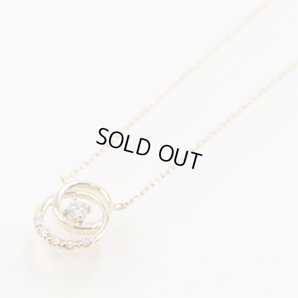 ヴァンドーム　K18 ダイアイリネックレス 1.20g