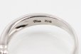 スタージュエリー　K18WG ダイアイリリング 0.07ct 3.40g　刻印