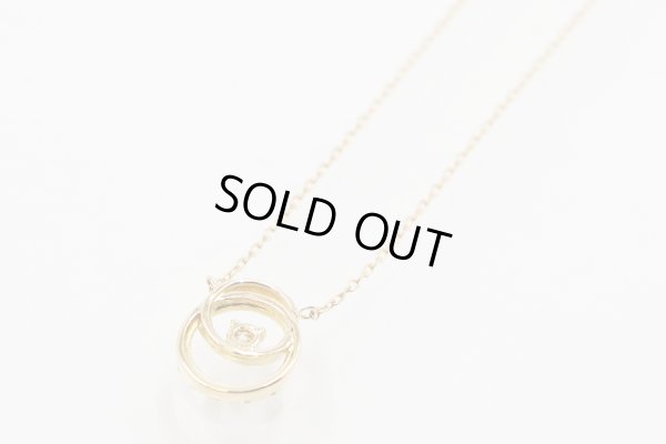 ヴァンドーム　K18 ダイアイリネックレス 1.20g　裏面