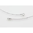 タサキ　K18WG ダイアイリペンダントネックレス 0.19ct 2.50g　留め具