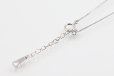 タサキ　K18WG ダイアイリペンダントネックレス 0.19ct 2.50g　裏面
