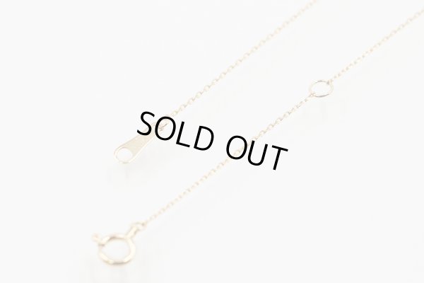 ヴァンドーム　K18 ダイアイリネックレス 1.20g　留め具外したイメージ