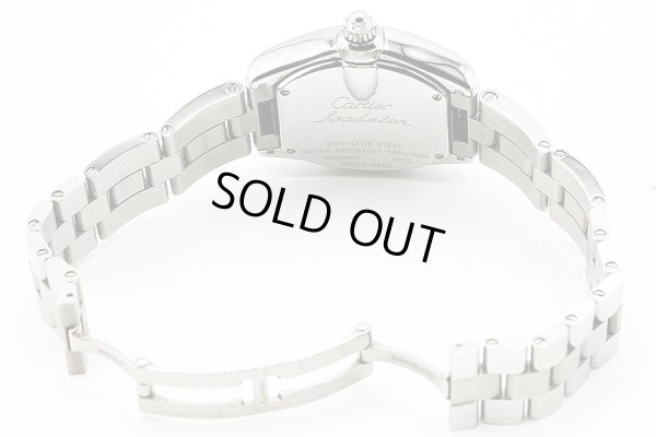 カルティエ　ロードスターＳＭ　Ｗ６２０１６　２６７５　銀文字盤　ブレス