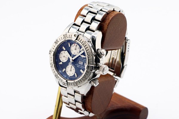 ブライトリング　スーパーオーシャン　クロノグラフ　Ａ１３３４０　紺文字盤　サイド