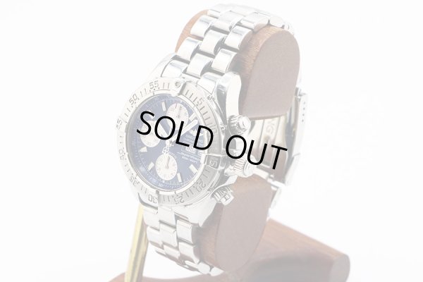 ブライトリング　スーパーオーシャン　クロノグラフ　Ａ１３３４０　紺文字盤　サイド