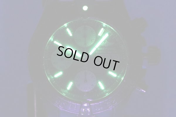 ブライトリング　スーパーオーシャン　クロノグラフ　Ａ１３３４０　紺文字盤　ライト暗闇