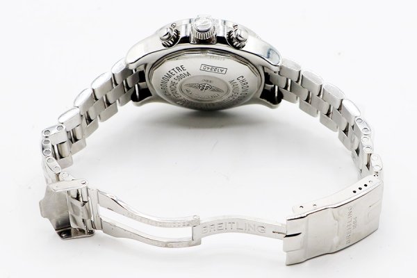 ブライトリング　スーパーオーシャン　クロノグラフ　Ａ１３３４０　紺文字盤　ブレス