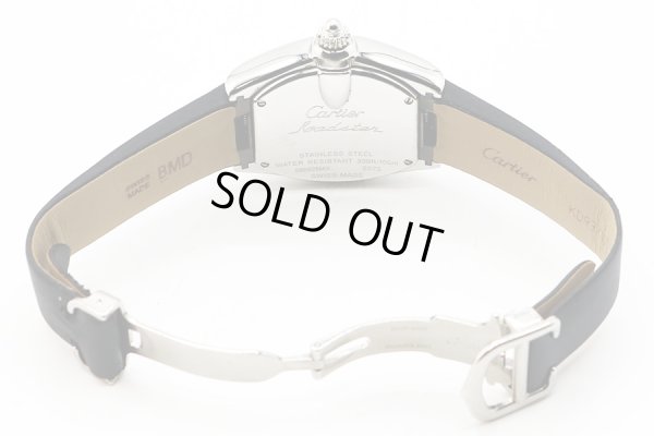 カルティエ　ロードスターＳＭ　Ｗ６２０１６　２６７５　銀文字盤　替えベルト状態