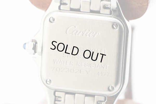 カルティエ　パンテールＳＭ　ＷＳＰＮ０００６　４１７７　白文字盤　裏面拡大