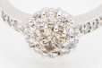 K18WG ダイアイリリング 1.00ct 5.00g　拡大