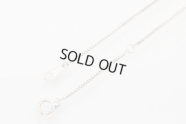 K18WG/PT900 エメラルドダイアイリペンダントネックレス 0.95ct 0.66ct 6.40g　留め具外したイメージ