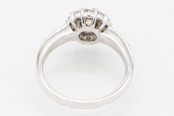 K18WG ダイアイリリング 1.00ct 5.00g　内側