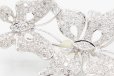 K18WG ダイアイリブローチ 2.20ct 7.50g　拡大(3)