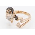 K18PG ダイアイリリング 1.55ct 7.70g