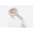 K18WG ダイアイリリング 1.00ct 5.00g　サイド