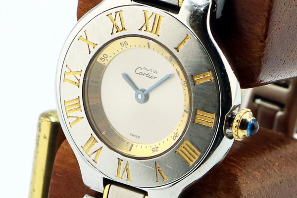 カルティエ　マスト２１　コンビ　１３４０　サイド拡大