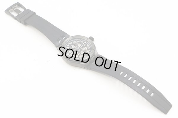 エドックス　デルフィン　８５３０３ スケルトン文字盤　ラバーベルト状態　表面