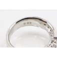K18WG ダイアイリリング 0.85ct 6.90g　刻印(2)
