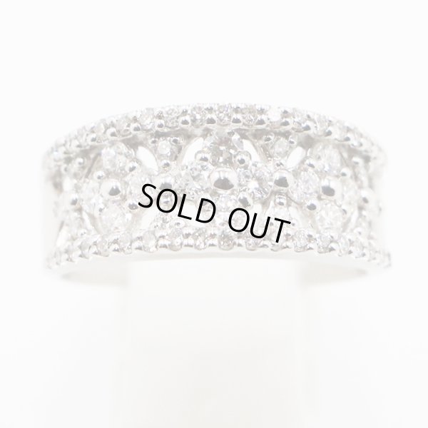 PT900 ダイアイリリング 0.80ct 6.10g