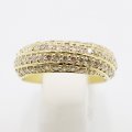 K18 ダイアイリリング 1.04ct 6.90g