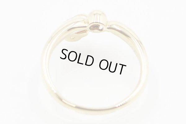 K18 ダイアイリリング 0.44ct 3.40g　内側