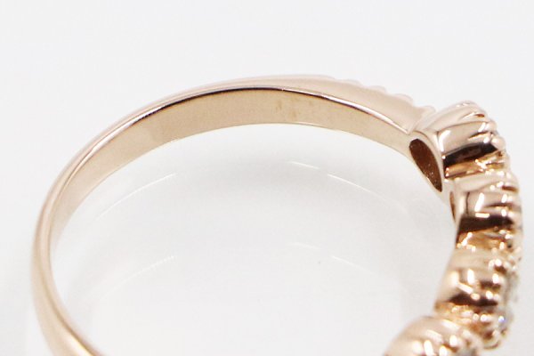 K18PG ダイアイリリング 0.50ct 2.80g