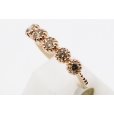K18PG ダイアイリリング 0.50ct 2.80ｇ　サイド