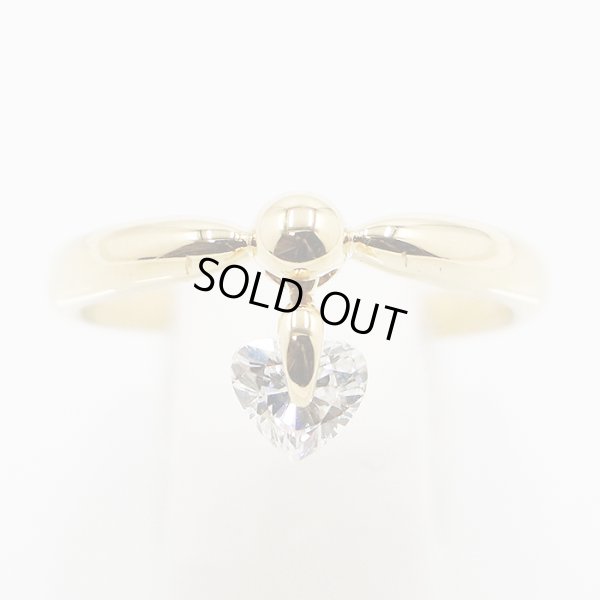 K18 ダイアイリリング 0.44ct 3.40g