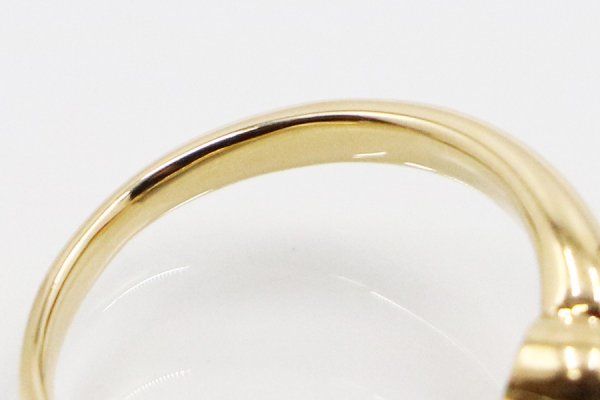 K18 ダイアイリリング 0.44ct 3.40g