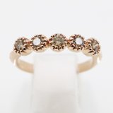 K18PG ダイアイリリング 0.50ct 2.80ｇ