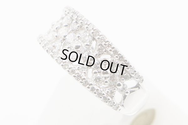 PT900 ダイアイリリング 0.80ct 6.10g　サイド