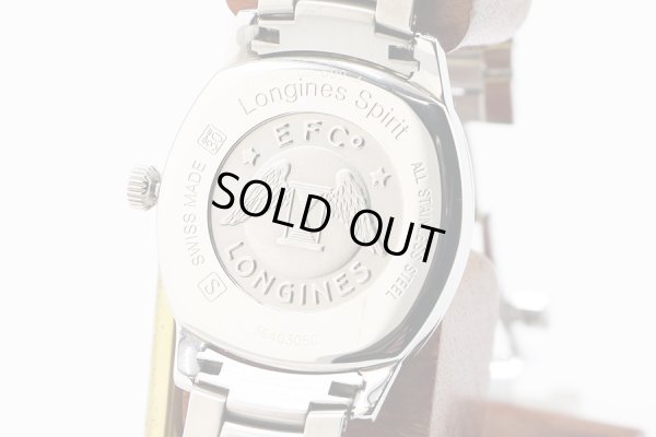 ロンジン　スピリット　Ｌ２．６９９．４　白文字盤　裏面拡大