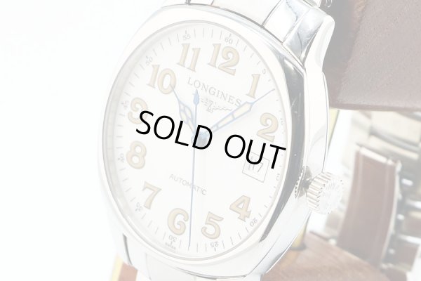 ロンジン　スピリット　Ｌ２．６９９．４　白文字盤　サイド拡大