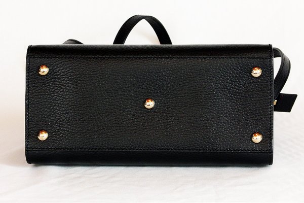 グッチ　ソーホー インターロッキングG 2WAYハンドバック 607722 213317 ブラック　底