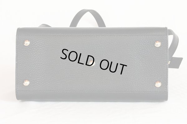 グッチ　ソーホー インターロッキングG 2WAYハンドバック 607722 213317 ブラック　底
