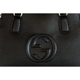 グッチ　ソーホー インターロッキングG 2WAYハンドバック 607722 213317 ブラック　表面拡大