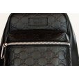 グッチ　グッチシマ クロスボディバック 450970 493492 ブラック　表面拡大