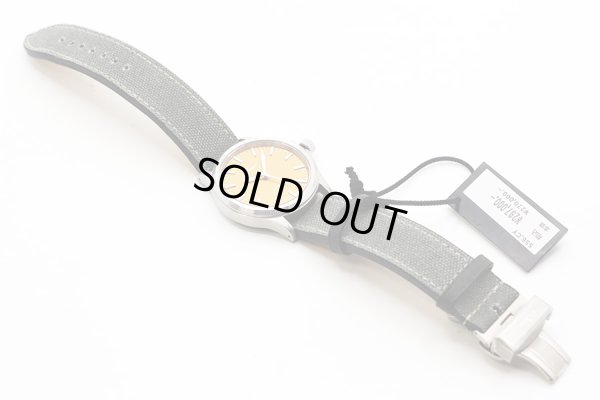 ジン　５５６　シトリンイエロー文字盤　革ベルト状態　表面