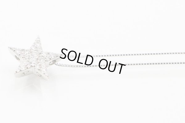 PT850/900 ダイアイリペンダントネックレス 0.50ct 4.60g　サイド